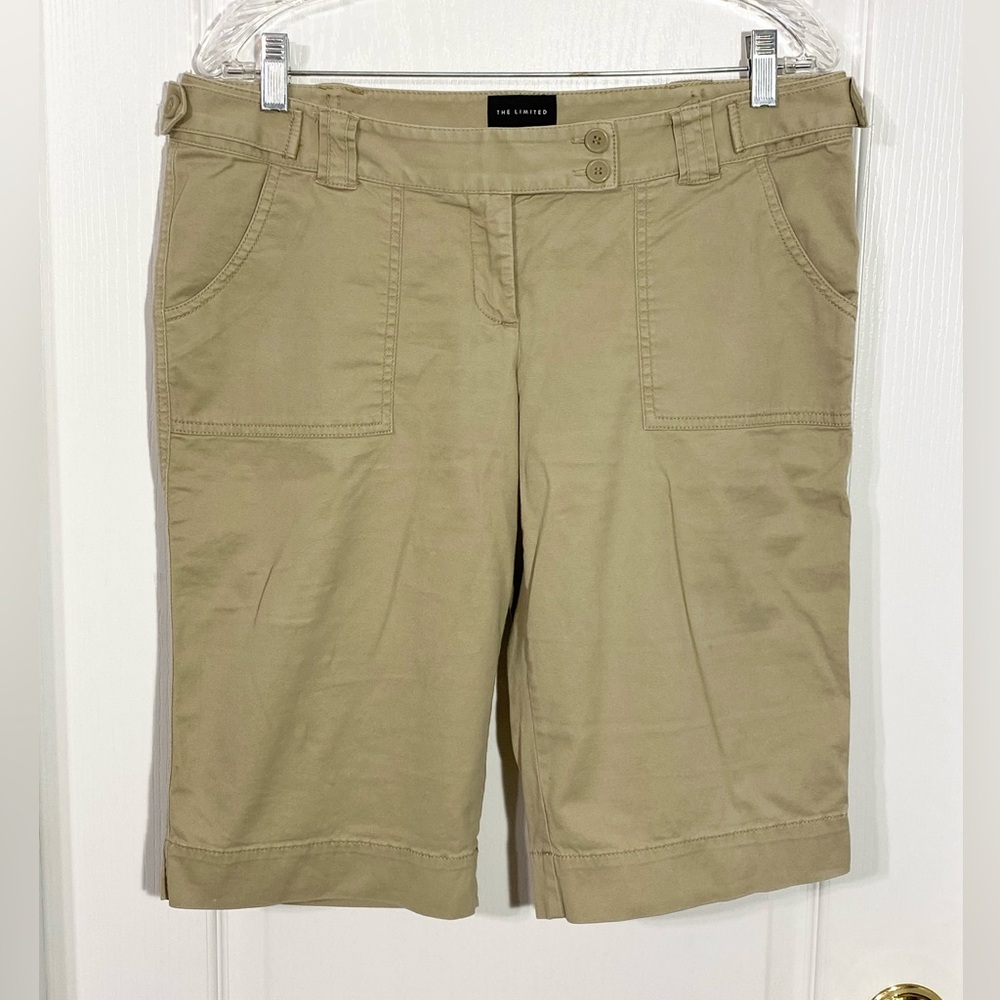 Y2K The Limited Sexy Drew Fit Khaki Bermuda Shorts Size 10